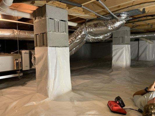 Crawlspace encapsulation