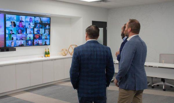 TV screen conference room Prolink Staffing Cincinnati