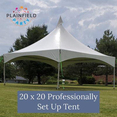 20 x 20 High peak frame tent.