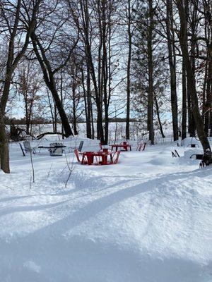 Looks like they have some lovely outdoor seating in warm weather