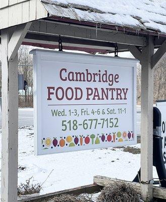 Cambridge Food Pantry