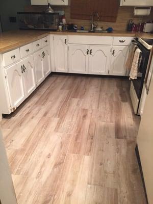 Tile flooring