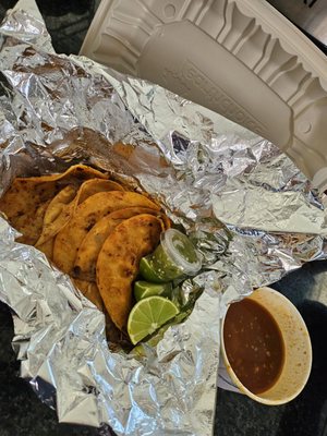 Birria tacos, 4 to an order