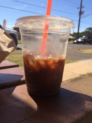 Almond joy iced coffee...delicious!