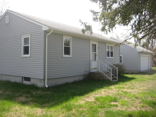 Ranch located on 1/2 acre in a beach community. Short walk to salt water. Seasonal enclosed porch, breezeway, and new garage.