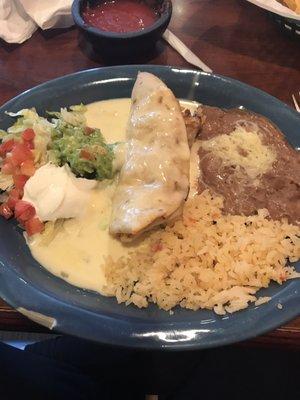 Chicken chimichanga