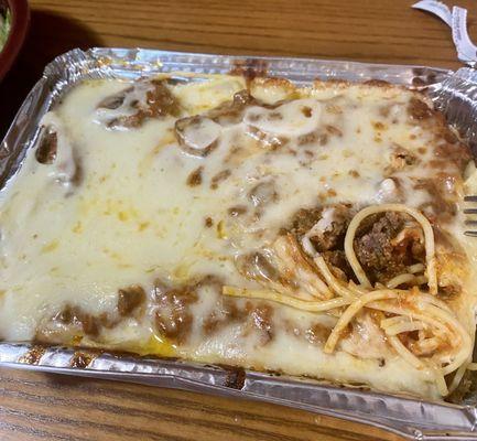 Baked spaghetti