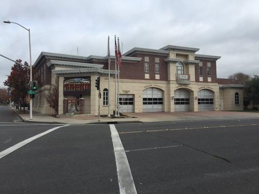 The fire station on Main & C Street in Hayward.