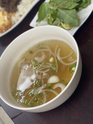 Pho broth only $5