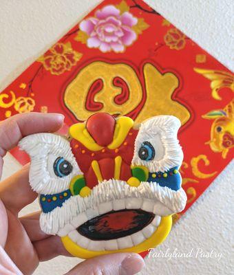 Lunar New Year Lion Head