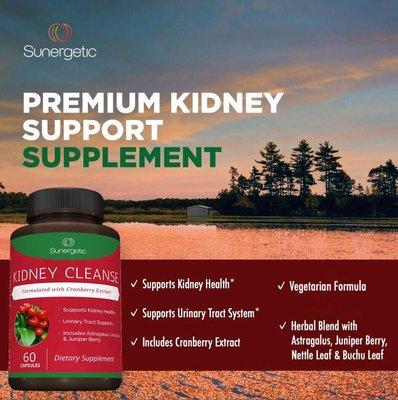 Sunergetic Products - Premium Kidney Cleanse Supplement