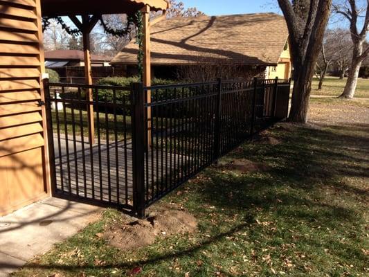 5 ft. Decretive metal fence