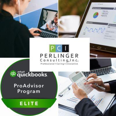 Perlinger Consulting, Inc.  We offer solutions to your QuickBooks challenges.