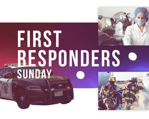 Honoring our first responders at church every year is a joy.