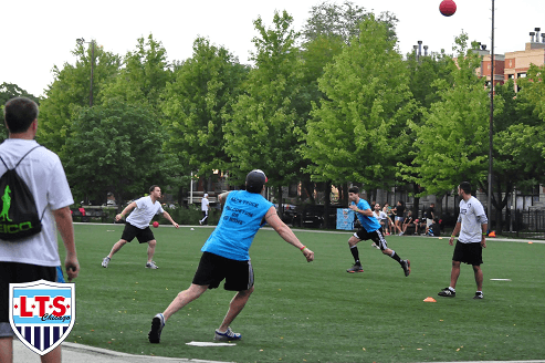 Watch me...KICK!  Spring Coed Recreational Kickball at Hawthorne Academy in Lakeview