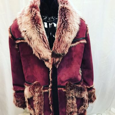 Toskana Shearling Coat,Made in USA