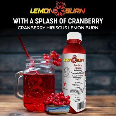 Cranberry Hibiscus Lemon Burn liver & bladder flush plus Weight Management