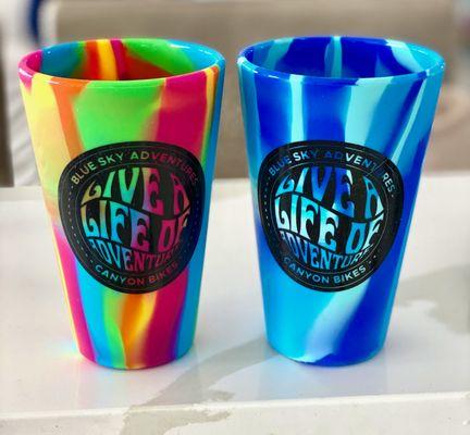 Blue Sky's silicone logo cups were half the price Vail charges for the same thing!