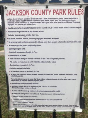 Park rules