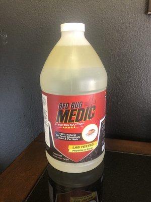 1/2 Gallon Bed Bug Medic covers 2000sqft $80