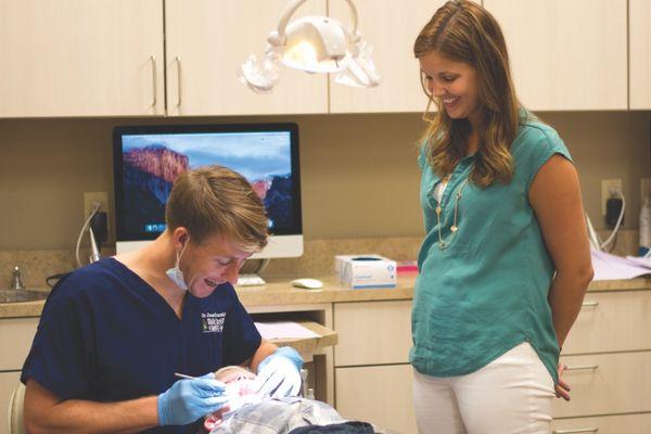 We believe that your child's dental visits can be a fun and positive experience for patient and parents!