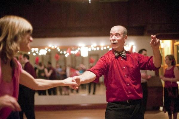 Dancing at Tango Cafe's 3rd Floor Ballroom.