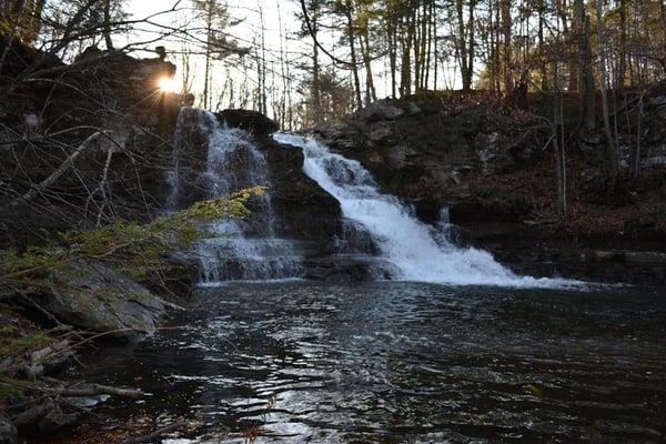 Natural Waterfalls on premises.