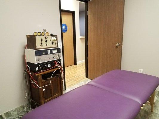 Olympic Center approved Physiologic Therapeutics in additional treatment room.