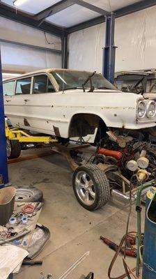 Restoration of 1964 impala wagon