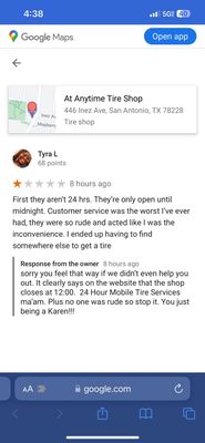 Google review