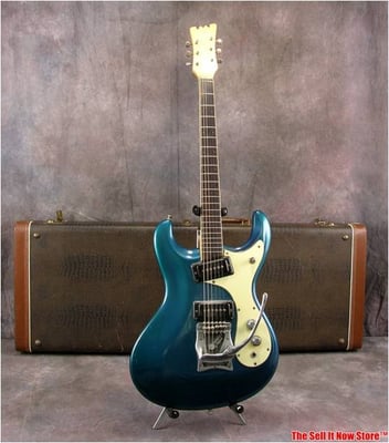 1965 Mosrite Ventures Model Guitar sold for $7,300 at auction.