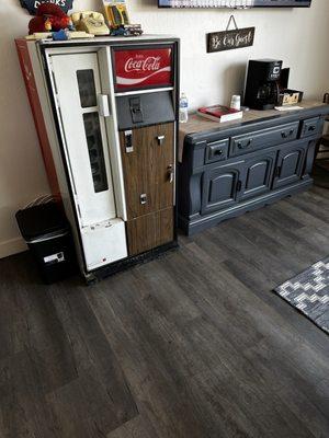 Vintage coke machine