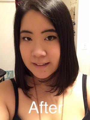 After cut + style