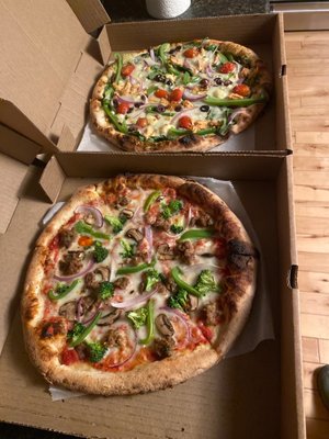 12" pizzas