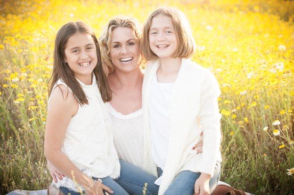 Mother with her daughters family shoot