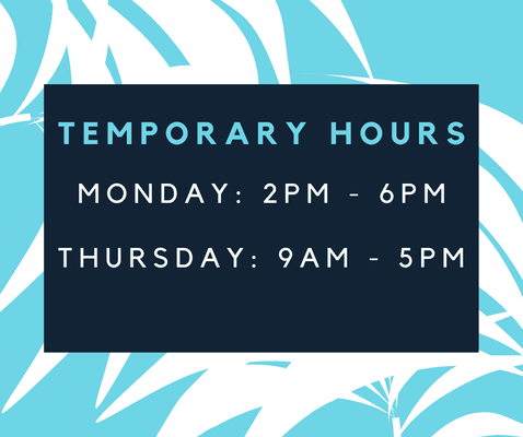 COVID19 Temporary Office Hours