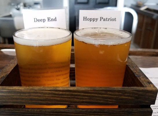 2 drink flight , suggest adding another couple