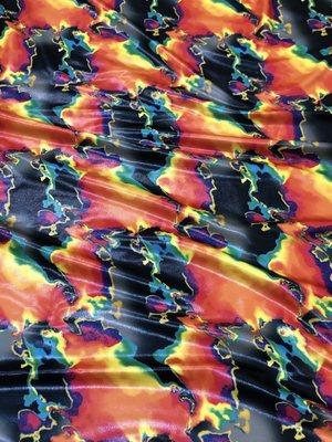 Colorful Abstract Print on Polyester Spandex Fabric
FH-20-Q