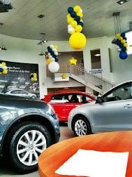 Ganley Volkswagen of Bedford's Showroom