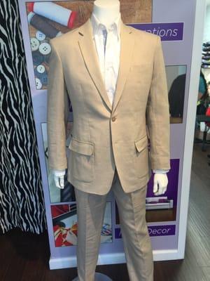 Men's linen suit