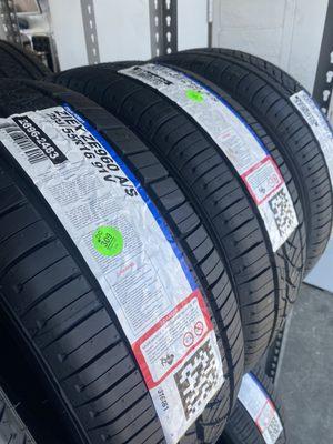 Falken Ziex ZE960 205/55R16 
4 tires mounted and balanced $532.16 total out the door!