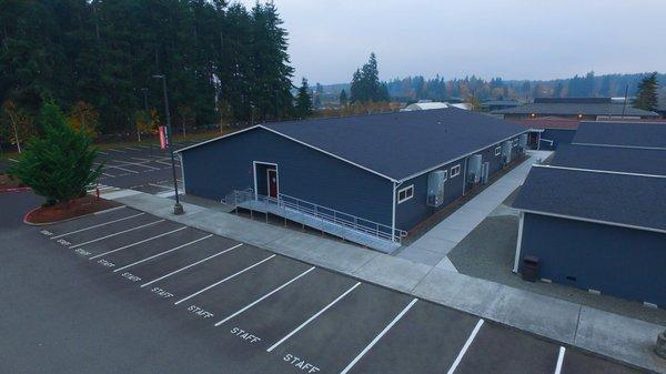 Yelm High School modular classrooms