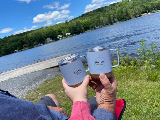 Blue Line mugs