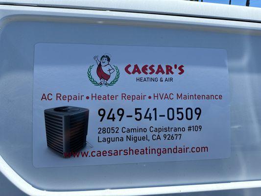 Caesar's Appliance Sales & Service