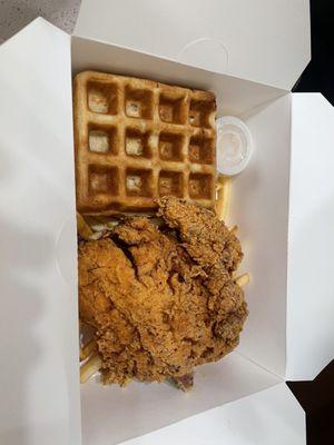 Chicken and waffle