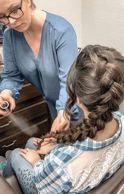 Beautiful braids.