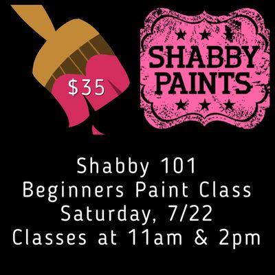 Paint classes offered