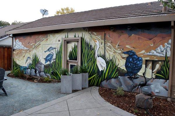 Heron Habitat Residential Commission Mural