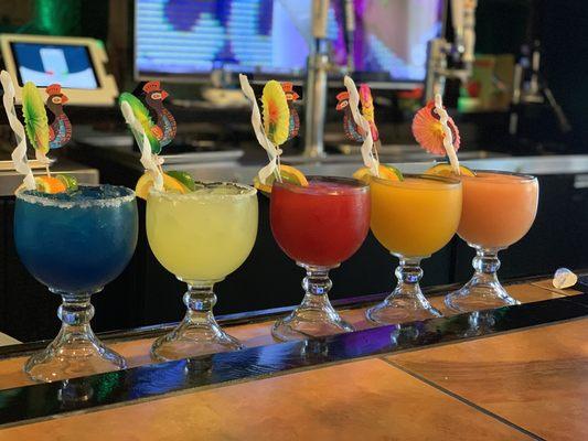 Happy Hour Wednesdays and Saturdays! Any size, any flavor HALF PRICE margaritas 5-9pm