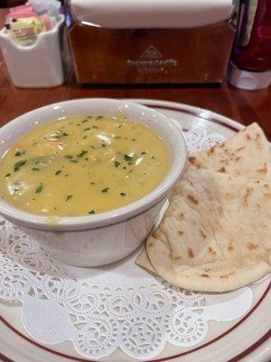 Chicken dumpling soup